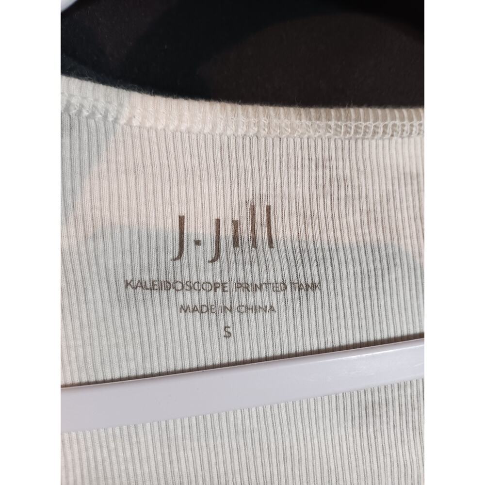 J. Jill Pure Jill Women’s Small Gray Tie Dye Ribbed Sleeveless Tank Top Layer - Picture 2 of 3